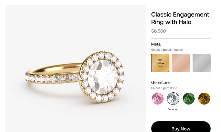 Woocommerce shop product configurator